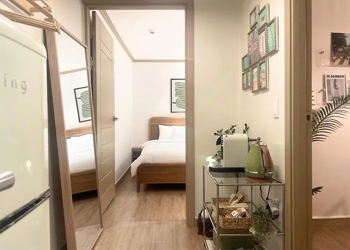 Apartamento Cozy 2 Min Walk To Konkuk Univ Station Near Seongsu